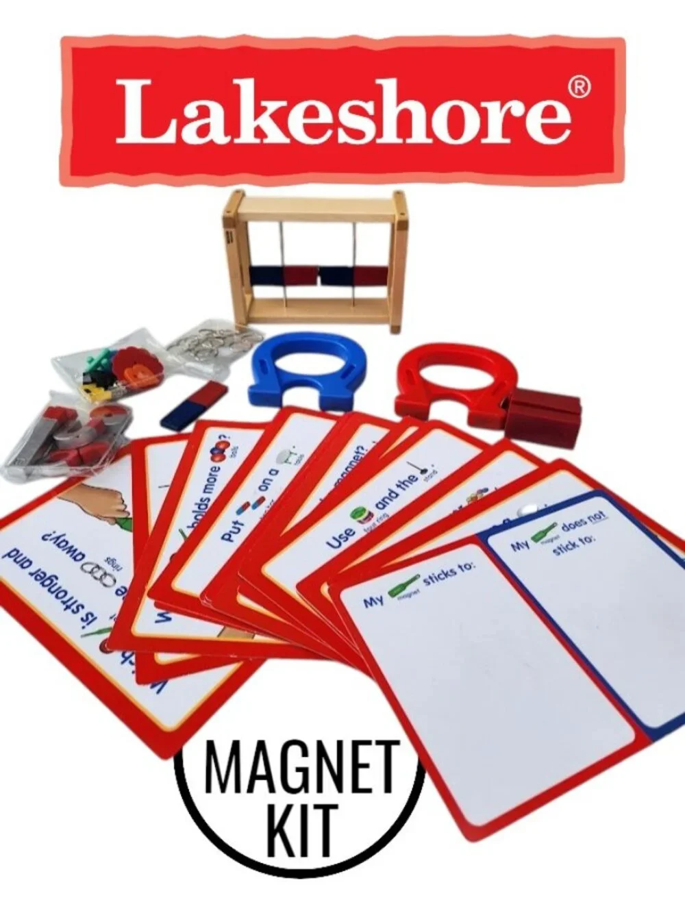 Lakeshore Magnet Kit Physical Science Activity Set Magnets Magnetism Experiments